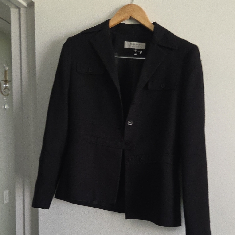 Tahari Black Skirt Suit Set